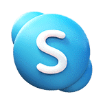 A blue circle with a white S indicates Deltapath UC's integration with CRM platforms like Salesforce.