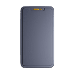 A smartphone with its screen locked. It is used to run mobile business apps like Deltapath Mobile and push-to-talk.