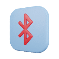 The Bluetooth symbol represents wearable accessories like headphones for hands-free operation.