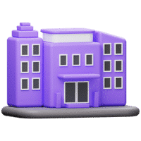 Three purple buildings indicate that PTT is ideal across many industries.