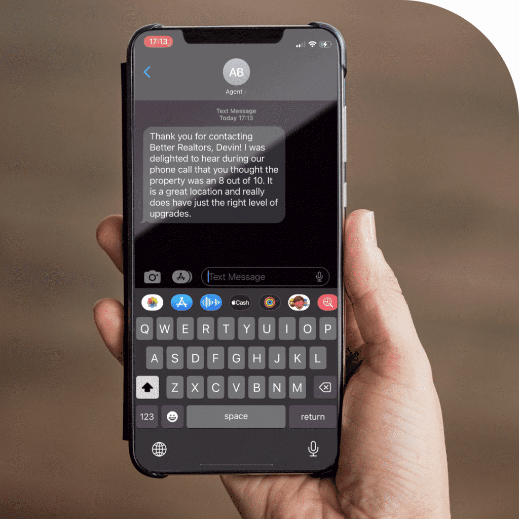 Image of business text messaging by Deltapath