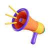 A multi-colored microphone symbolizes PTT users' ability to listen and speak across multiple channels without audio issues.
