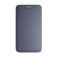 A smartphone with its screen locked. It is used to run mobile business apps like Deltapath Mobile and push-to-talk.