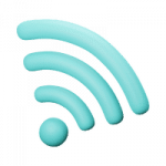 The internet connectivity symbol indicates that Deltapath's push-to-talk is reliable and unrestricted by range limitations.